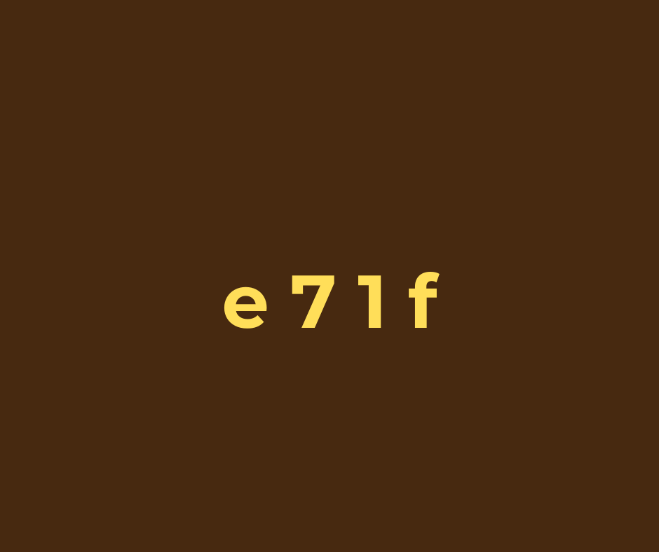 The hex number e71f